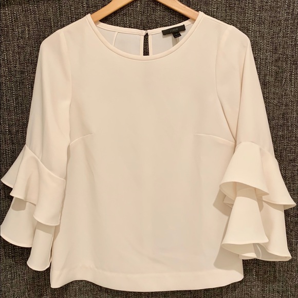 J. Crew Tops - White/Cream J Crew Blouse Size 0